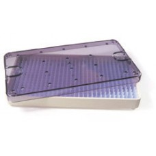 Plastic Sterilization Containers with Silicone Mat,19 x 10 x 2cm