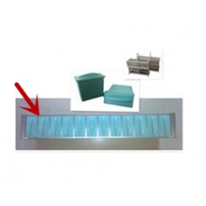 Stainless steel rack(for set BN21-10-10H;fits 12 Baths BN1045BH);L W D 68x12.5x13cm