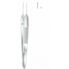 Castroviejo suture forceps,straight 1x2 tip,10cm tip 1.0mm