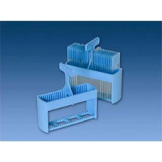 Staining holder light Blue plastic for 26 slides(to work with jar BN1045B),without jar