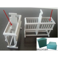 Staining holder Grey microwavable & autoclavable,plastic,for 24 slides(for bath #BN1045BH)
