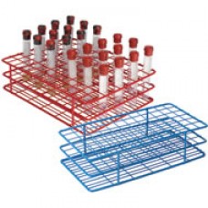 Tubes rack for 15ml tubes 15-place autoclavable steel epoxy coated