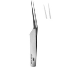 Insect soft lightScales forceps,Sharp Narrow ends thick x width 0.15x0.9mm,10cm