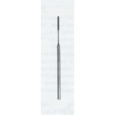 Spatula micro with solid handle 23x2.5mm blade