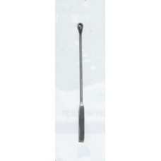 Double sided Spatula 45x7mm with Spoon 7x10mm 210mm