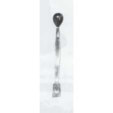 Double sided Spatula with Spoon,length 180mm