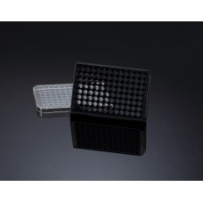 96-well Plates BLACK Non-treated PS/Glass bottom,flat bottom well,sterile with lid,0.33cm2
