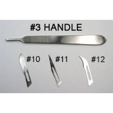 Scalpel Handle #3 (fits blades #10-11-12-15)