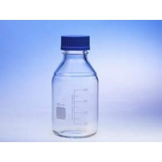 Lab bottle 100ml Dia.56x100mm Mouth 30mm Borosilicate Autoclavable,Blue screw cap