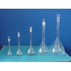 Volumetric flask borosilicate(pyrex) Class A 10ml (±0.025ML) plastic closure