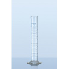Measuring Cylinder Glass 25ml glass,borosilicate(pyrex),high with spout,round bottom