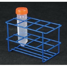 Tubes rack for 50ml tubes 8-place 28mm dia.,Steel Epoxy coated
