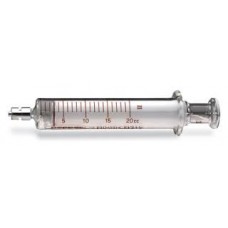 Micro-Mate  Interchangeable glass Syringe 20ml luer-lock metal tip,1ml graduations