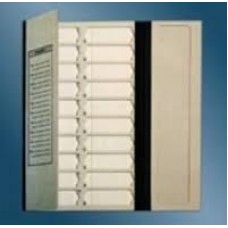 Cardboard slide tray (Folder)with index on lid for 20 slides