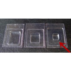 Plastic vinyl disposable molds cryo 10x10x5mm