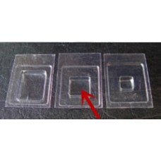 Plastic vinyl disposable molds cryo 15x15x5mm Intermediate