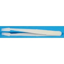 Plastic Wafer Tweezers,smooth tips,Glass-filled Derlin,Acid resistant 11.3cm