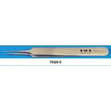 #5 Tweezers,Extra fine, bent tips,Length 110m,antimagnetic/anti-acid steel-SA