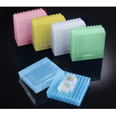 Freeze box PP, for 100 1.5-2.0ml microtubes,-90+121C, assorted 5 colors
