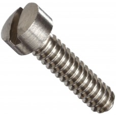 S.S. Screw 303,Fillister Head,Slotted Drive,ANSI B18.6.3,#000-120, 0.09375