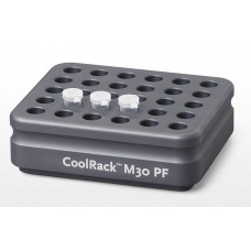 CoolRack  M30-PF for 30 1.5-2.0 microtubes,(L x W x H): 12.0 x 10.2 x 3.8 cm