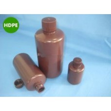 HDPE narrow mouth (21mm)bottle Amber 10ml