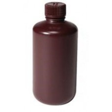 HDPE narrow mouth (28mm)bottle Amber 1000ml