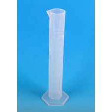 Measuring cylinder 100ml PP,moulded graduations,class B