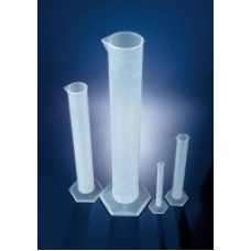 Measuring cylinder 50ml PP,moulded graduations,class B
