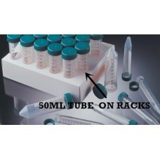 50ml centrifuge tubes Flat cap,PP Conical sterile on racks(25/rack)