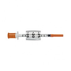 Insulin syringe 0.5ml fixed needle 31g 8mm sterile