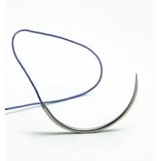 Nylon 4/0 suture Needle 19mm 3/8 RC,suture length 75cm