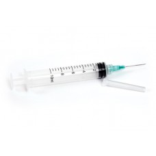 Syringe 10ml needle 21g 1.5 inch sterile Medi plus